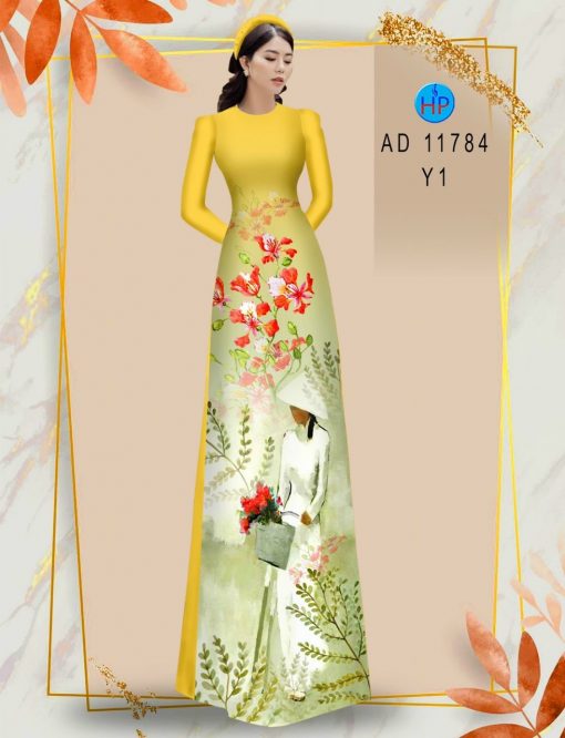 Vải áo dài Hoa Phượng AD 11784 9 vai-ao-dai-hoa-phuong-ad-11784