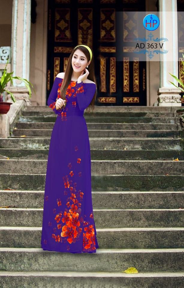 Vải áo dài Hoa Phượng AD 363 7 vai-ao-dai-hoa-phuong-ad-363