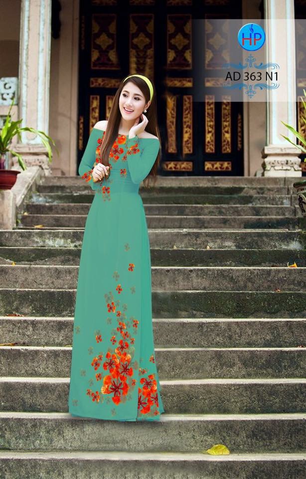 Vải áo dài Hoa Phượng AD 363 2 vai-ao-dai-hoa-phuong-ad-363