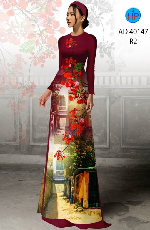 Vải áo dài Hoa Phượng AD 40147 8 vai-ao-dai-hoa-phuong-ad-40147
