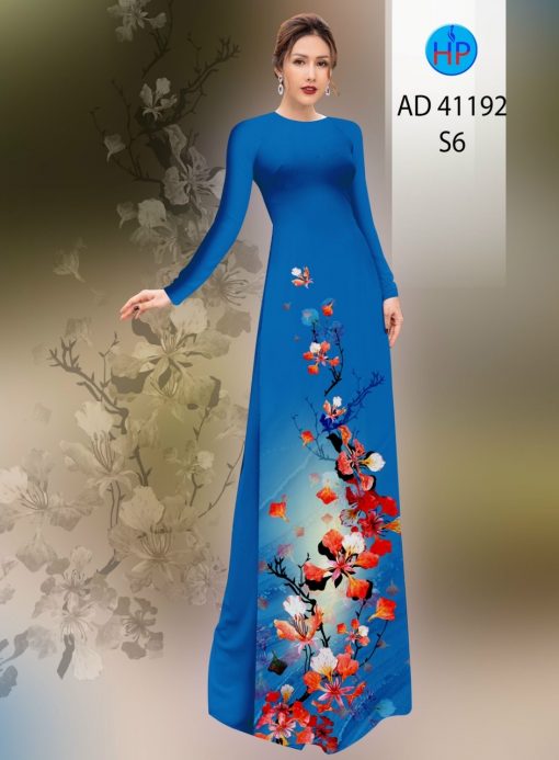 Vải áo dài Hoa Phượng AD 41192 4 vai-ao-dai-hoa-phuong-ad-41192