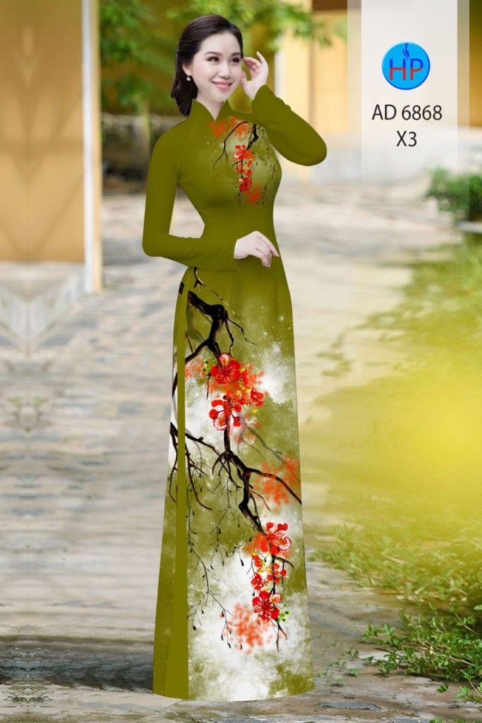 Vải áo dài Hoa Phượng AD 6868 9 vai-ao-dai-hoa-phuong-ad-6868