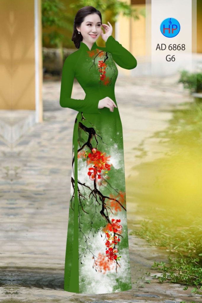Vải áo dài Hoa Phượng AD 6868 6 vai-ao-dai-hoa-phuong-ad-6868