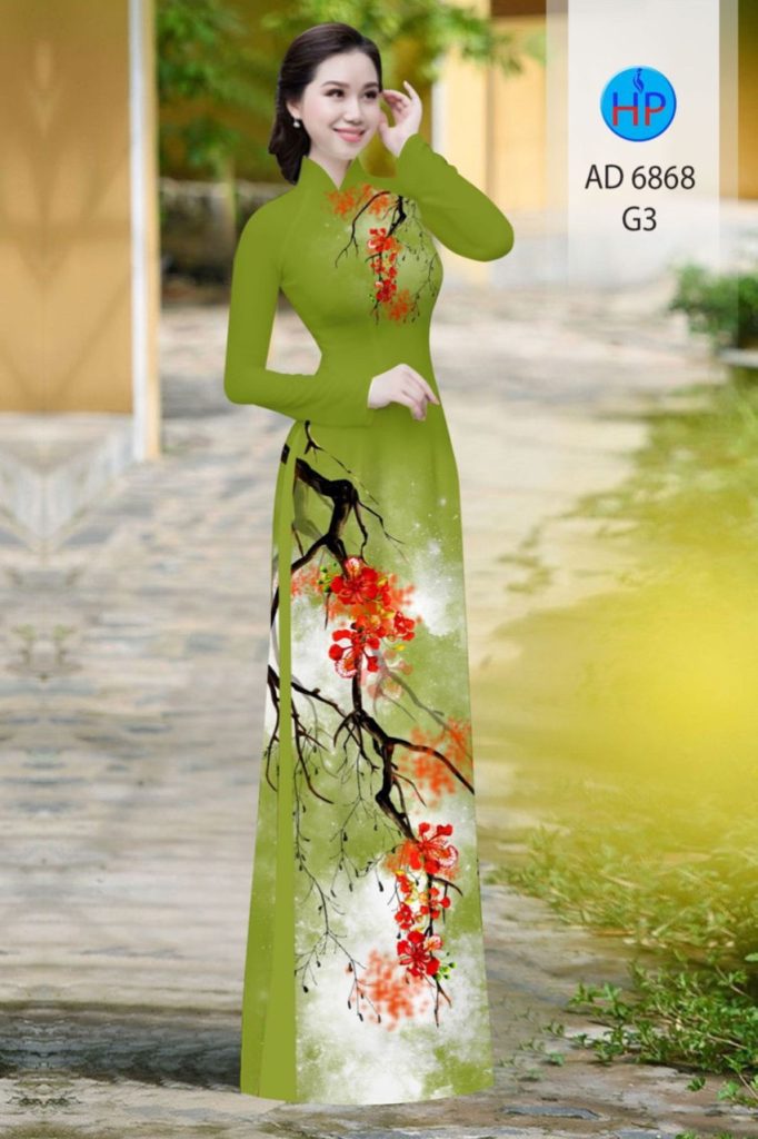 Vải áo dài Hoa Phượng AD 6868 8 vai-ao-dai-hoa-phuong-ad-6868