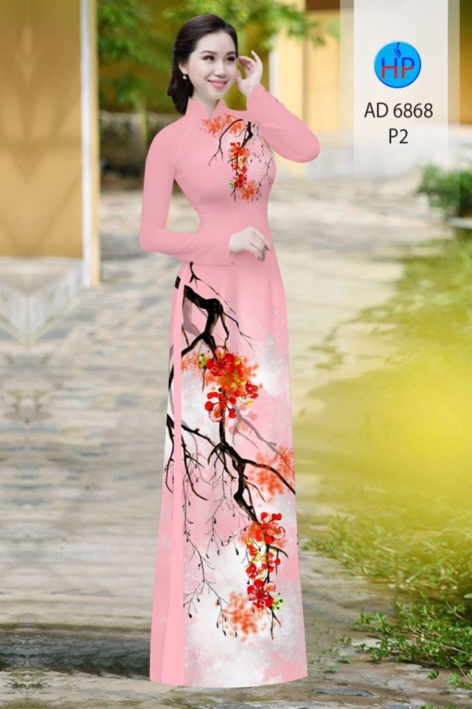 Vải áo dài Hoa Phượng AD 6868 5 vai-ao-dai-hoa-phuong-ad-6868