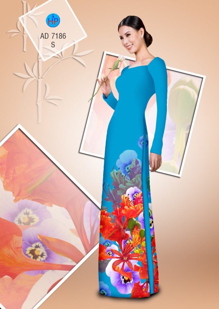 Vải áo dài Hoa Phượng AD 7186 2 vai-ao-dai-hoa-phuong-ad-7186