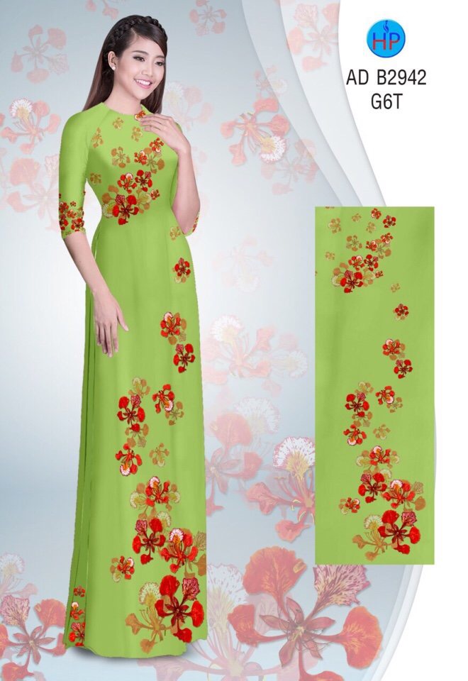 Vải áo dài Hoa Phượng AD B2942 9 vai-ao-dai-hoa-phuong-ad-b2942