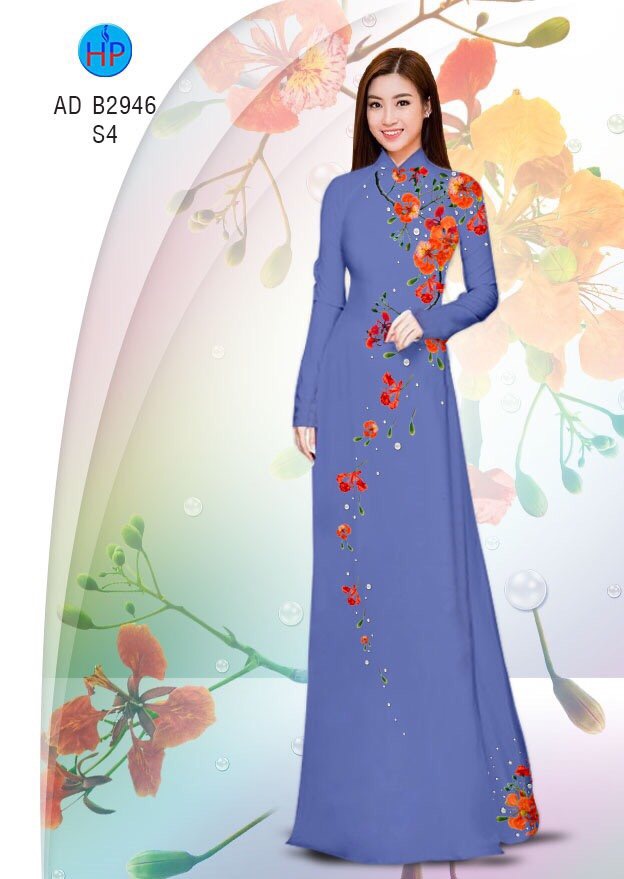 Vải áo dài Hoa Phượng AD B2946 4 vai-ao-dai-hoa-phuong-ad-b2946