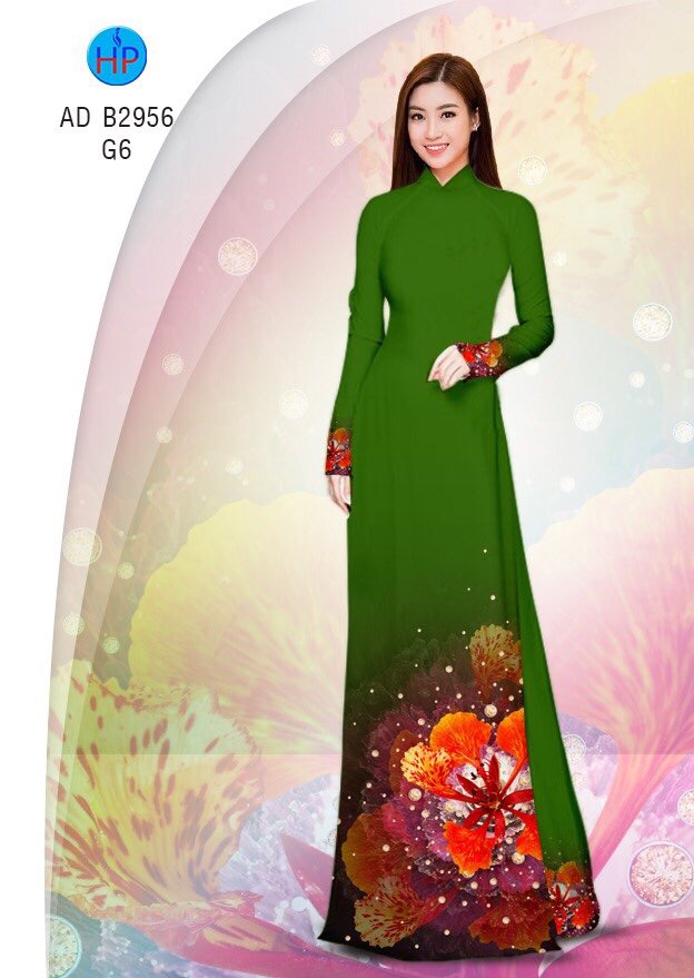 Vải áo dài Hoa Phượng AD B2956 4 vai-ao-dai-hoa-phuong-ad-b2956
