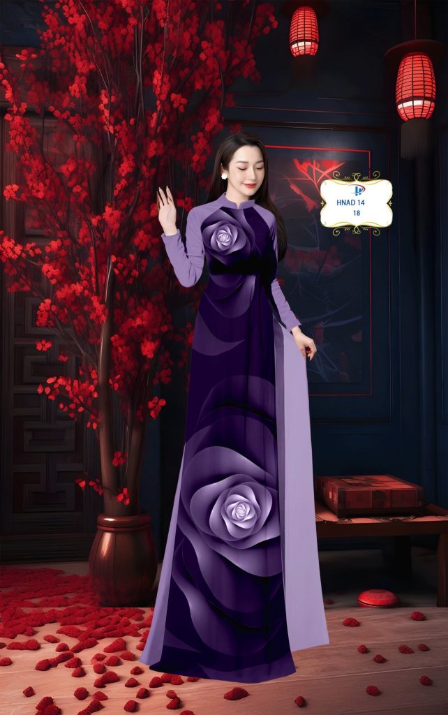 Vải áo dài Hình Lập Thể HNAD 14 4 vai-ao-dai-hinh-lap-the-hnad-14