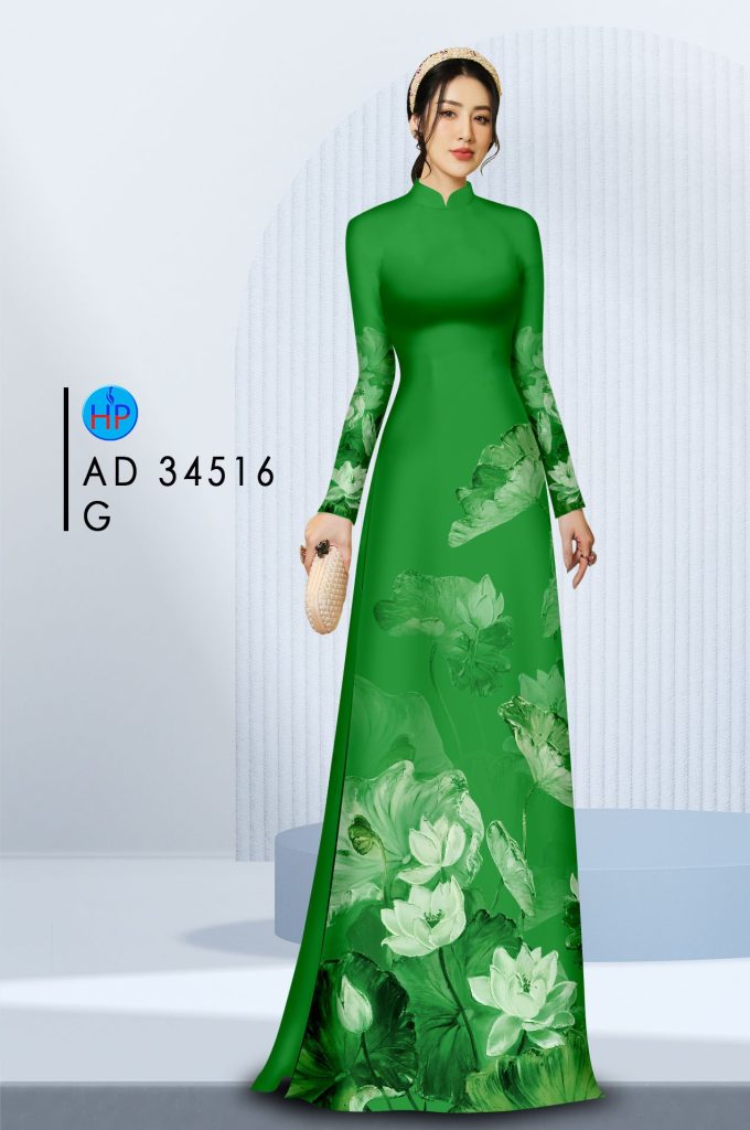 Vải áo dài Hoa Sen AD 34516 4 vai-ao-dai-hoa-sen-ad-34516