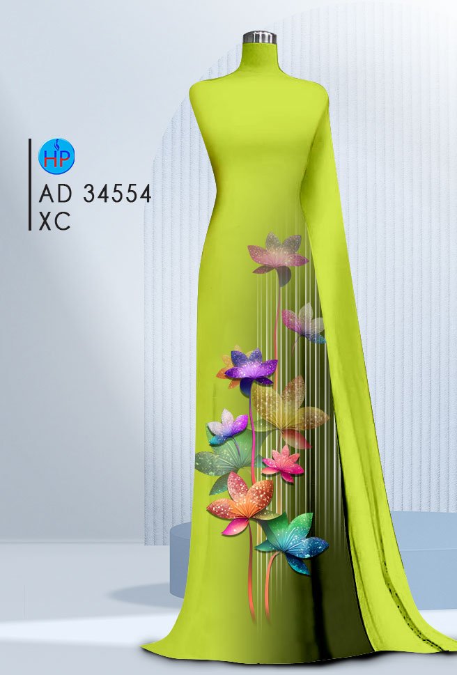 Vải áo dài Hoa Sen AD 34554 1 vai-ao-dai-hoa-sen-ad-34554
