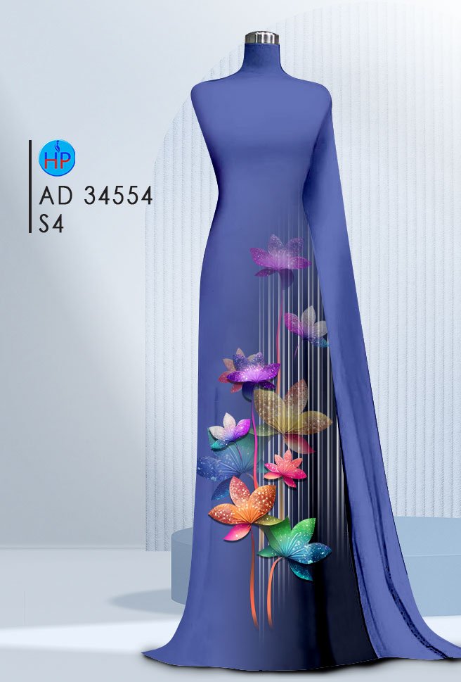 Vải áo dài Hoa Sen AD 34554 4 vai-ao-dai-hoa-sen-ad-34554