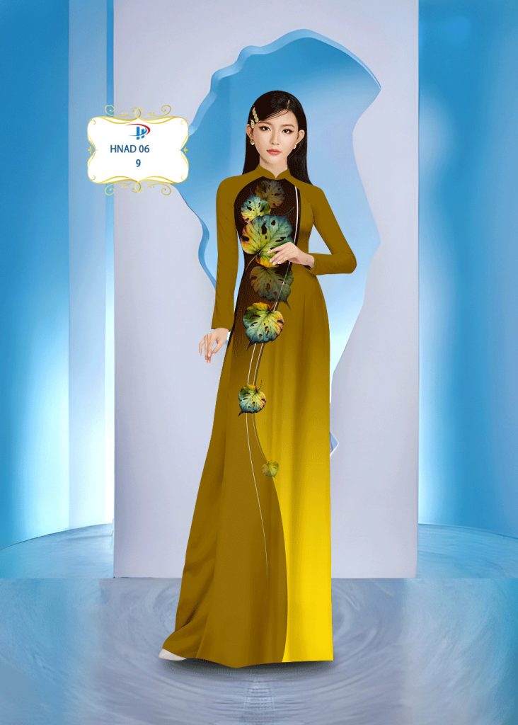 Vải áo dài Lá Rơi HNAD 06 3 vai-ao-dai-la-roi-hnad-06