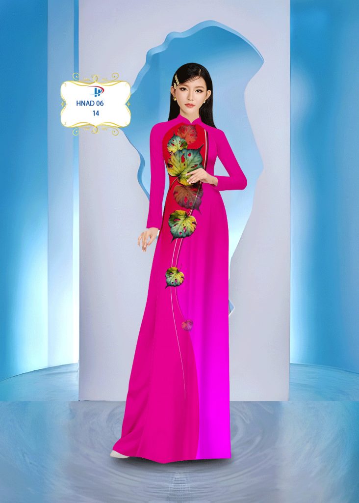 Vải áo dài Lá Rơi HNAD 06 1 vai-ao-dai-la-roi-hnad-06