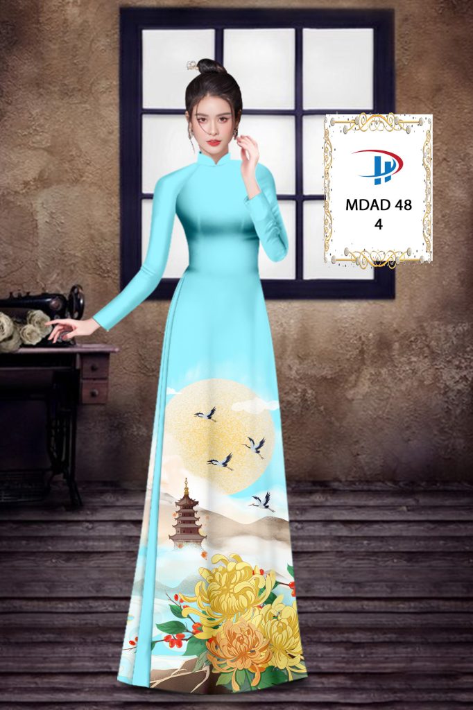 Vải áo dài Chim Công Cò MDAD 48 3 vai-ao-dai-chim-cong-co-mqdad-48