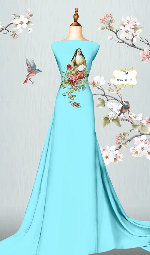 Vải áo dài Giáng Sinh HNAD 35 1 vai-ao-dai-giang-sinh-hnad-35