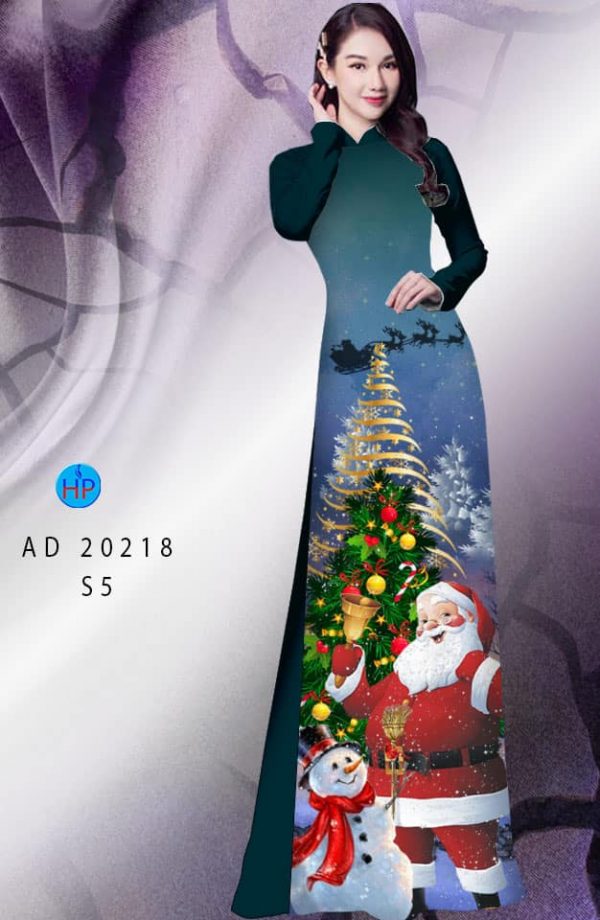 Vải áo dài Giáng Sinh AD 20218 3 vai-ao-dai-giang-sinh-ad-20218