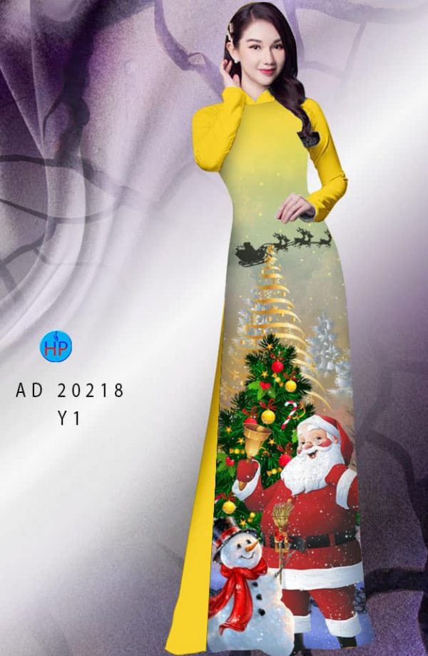 Vải áo dài Giáng Sinh AD 20218 1 vai-ao-dai-giang-sinh-ad-20218