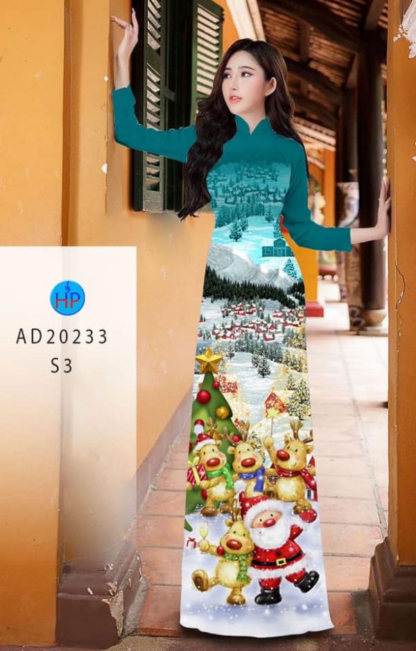 Vải áo dài Giáng Sinh AD 20233 4 vai-ao-dai-giang-sinh-ad-20233