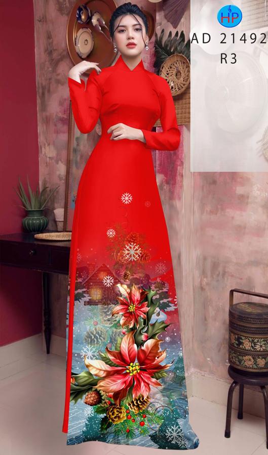 Vải áo dài Giáng Sinh AD 21492 1 vai-ao-dai-giang-sinh-ad-21492