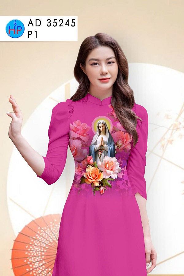 Vải áo dài Giáng Sinh AD 35245 3 vai-ao-dai-giang-sinh-ad-35245