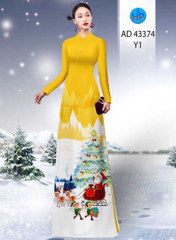 Vải áo dài Giáng Sinh AD 43374 4 vai-ao-dai-giang-sinh-ad-43374