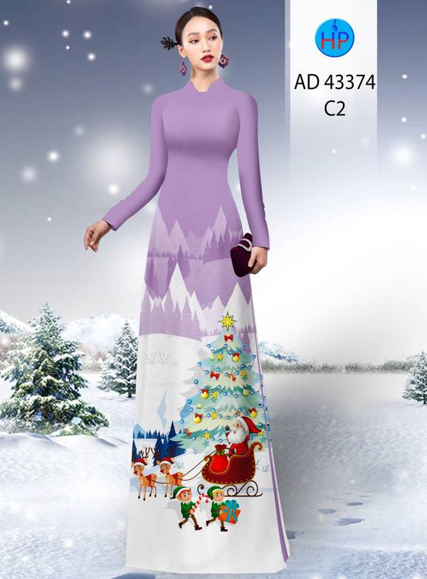 Vải áo dài Giáng Sinh AD 43374 3 vai-ao-dai-giang-sinh-ad-43374