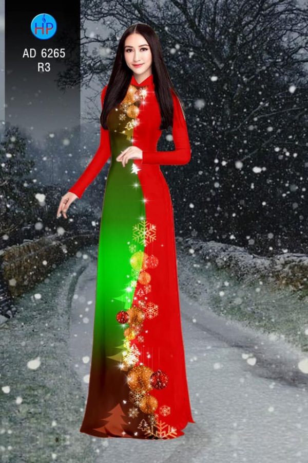 Vải áo dài Giáng Sinh AD 6265 1 vai-ao-dai-giang-sinh-ad-6265