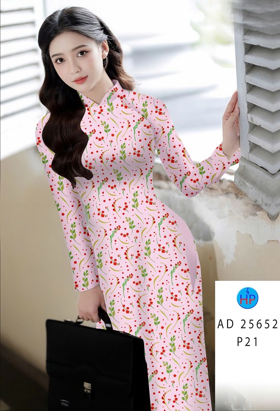 Vải áo dài Hoa Cỏ AD 25652 3 vai-ao-dai-hoa-co-ad-25652