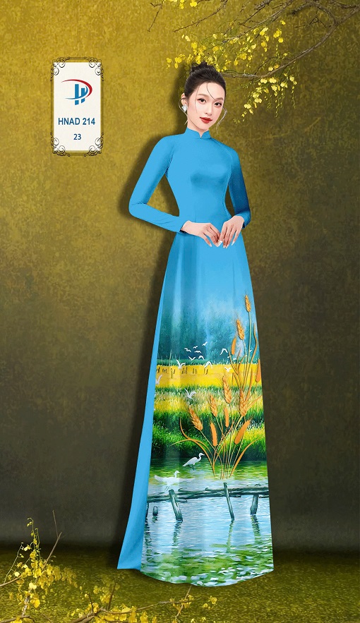 Vải áo dài Hoa Cỏ HNAD 214 1 vai-ao-dai-hoa-co-hnad-214